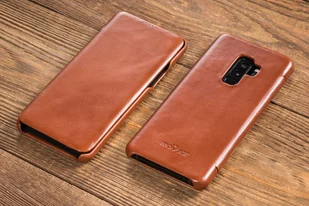 moVear Etui Samsung S9+ Brązowa SKÓRA Futerał Galaxy G965F SGS9PS0S0BKVBR - Etui i futerały do telefonów - miniaturka - grafika 8