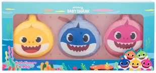 Pinkfong Pinkfong Baby Shark Bath Fizzers Kit zestaw Musująca kula do kąpieli 3 x 90 g dla dzieci - Kosmetyki kąpielowe dla dzieci - miniaturka - grafika 2