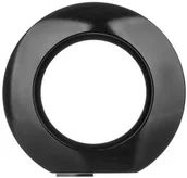 Klawisze i ramki - Hager Polo sp. z o.o. 1930 Ramka końcowa czarna 138141 - miniaturka - grafika 1