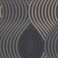 Tapety - Tapeta art deco winylowa na ścianę fale nowoczesna - miniaturka - grafika 1