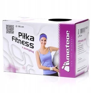 PIŁKA GIMNASTYCZNA rehabilitacyjna FITNESS 75CM - Piłki do ćwiczeń - miniaturka - grafika 6