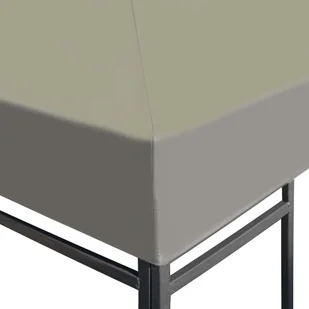 vidaXL Zadaszenie altany ogrodowej 310 g/m 4 x 3 m brązowe 44784 - Parasole ogrodowe - miniaturka - grafika 6