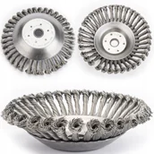 Akcesoria do urządzeń ogrodniczych - Druciak Tarcza Szczotka Druciana Do Kosy Chwasty - miniaturka - grafika 1