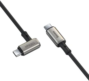 Baseus Kabel USB  Baseus Kątowy Kabel Usb Typ C Usb Typ C Vooc Quick Charge Power Delivery 100 W 5 A 1,5 M Usb 3.2 Gen 2 4K@60 Hz Czarny Catpn-01 CATPN-01 - Kable komputerowe i do monitorów - miniaturka - grafika 21