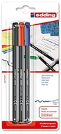 Pozostałe akcesoria dla plastyków - Edding mazaków edding edding 1200 colourpen, 1 MM, sortowane, Blister, 3 sztuki 1200/3-S - miniaturka - grafika 1