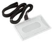 Identyfikatory - Argo Identyfikator holder z taśmą - czarną - miniaturka - grafika 1