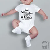 Body dla niemowląt - Królewna do noszenia na rękach - body dziecięce - miniaturka - grafika 1