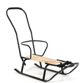 Sanki i ślizgacze - TAKO Sanki z pchaczem Linea Fluo graphite 05 GAWO-70945 - miniaturka - grafika 1