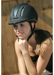 Kerbl Covalliero Kask jeżdziecki Carbonic VG1, antracytowy, S/M, 32721 32721 - Kaski do jazdy konnej - miniaturka - grafika 2