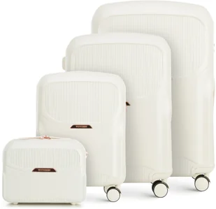 Wittchen Komplet walizek z polikarbonu z suwakiem w kolorze różowego złota 56-3P-13K-88 - Walizki Wittchen Komplet walizek z polikarbonu z suwakiem w kolorze różowego złota 56-3P-13K-88 - Walizki - miniaturka - grafika 1