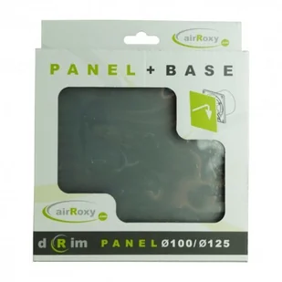 airRoxy Panel do wentylatora plexi szary dRim 9950 01-164 - Wentylatory łazienkowe - miniaturka - grafika 2