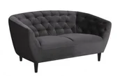 Sofy i kanapy - Actona Sofa Ria 150 cm ciemny szary 72636 - miniaturka - grafika 1