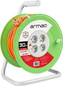 Listwy zasilające - Armac Przedłużacz bębnowy 30M 4X2P+Z 16A 3680W 3x1.5MM H05VV-F - miniaturka - grafika 1