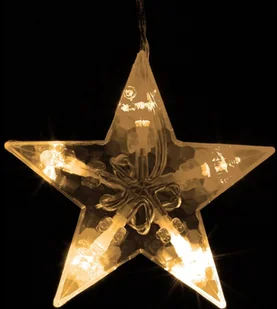 VOLTRONIC KURTYNA NA OKNO 12 GWIAZD 150 DIOD LAMPKI CHOINKOWE CIEPŁA BIEL 30010195 - Oświetlenie świąteczne - miniaturka - grafika 12