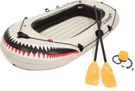 Pontony - Bestway Ponton dmuchany Battle Bomber Raft 188 x 98 cm wiosła + pompka 61108 - miniaturka - grafika 1