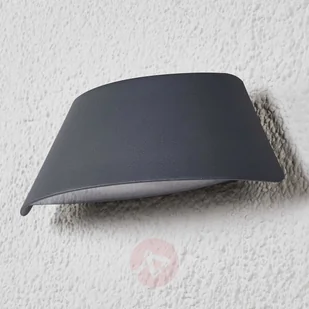 LAMPENWELT.COM Glen, trapezowaty kinkiet zewnętrzny LED, IP65 - Lampy ogrodowe - miniaturka - grafika 2