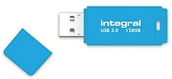 Huby USB - Integral Neon USB 3.0 Flash Drive, niebieski 128 GB INFD128GBNEONB3.0 - miniaturka - grafika 1