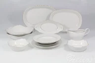 Serwisy obiadowe - Ćmielów Serwis obiadowy bez wazy dla 12 os. 44 częsci 3604 ROCOCO - miniaturka - grafika 1