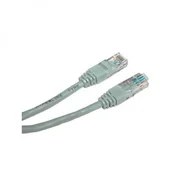 Kable miedziane - No name UTP patchcord UTP patchcord Cat.5e RJ45 M-5m nieekranowany krzyżowy szary economy do połączenia 2 PC KB050AXX01 - miniaturka - grafika 1