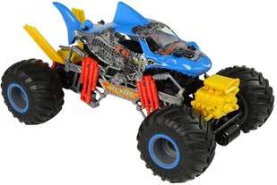 Import LEANToys Auto Terenowe Rekin Zdalnie Sterowany 1:10 2.4G Niebieski 15 km/h Para Wodna 7735 - Zabawki zdalnie sterowane - miniaturka - grafika 6
