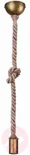 Trio Leuchten Lampa wisząca Rope z linką, 1-punktowa - Lampy sufitowe - miniaturka - grafika 4