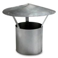 Akcesoria grzewcze - TROTEC Rura spalinowa, daszek, 200 mm - miniaturka - grafika 1