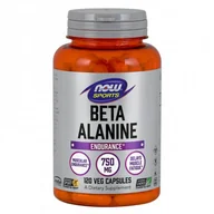 Witaminy i minerały dla sportowców - Now Foods Sklep BETA ALANINE 750 MG - 120 KAPS - miniaturka - grafika 1