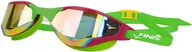 Pływanie - Finis hayden goggles mirror zielony/czerwony - miniaturka - grafika 1