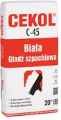 Gipsy i gładzie gipsowe - Cekol Biała gładź szpachlowa C-45 20 kg - miniaturka - grafika 1