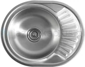 Zlewozmywaki - Aqualine Aqualine zlewozmywak stalowy z syfonem AQ5745B - miniaturka - grafika 1