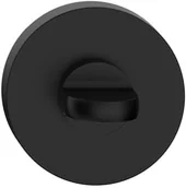 Klamki - Metal-bud Rozeta okrągła R łazienkowa czarna - miniaturka - grafika 1