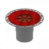 Syfony - Tece 3607600 TECEdrainpoint S odpływ DN 100 pionowy z kołnierzem uniwersalnym Seal System - miniaturka - grafika 1