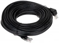 Kable - ABCVISION Patchcord RJ45/15-PK/B czarny kat.5e 15m RJ45/15-PK/B - miniaturka - grafika 1