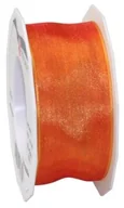 Pasmanteria - Pattberg Na prezent 40 MM 25 m Four Seasons  z organzy z drutu, pomarańczowy 6074025-620 - miniaturka - grafika 1