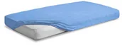 Prześcieradła - Matex Prześcieradło Frotte Premium z gumką jasnoniebieskie 140x200 mx-140-pft-25 - miniaturka - grafika 1