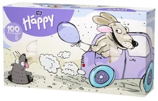 Chusteczki higieniczne Happy Słoń 100 szt. - Inne akcesoria do pielęgnacji dzieci - miniaturka - grafika 2