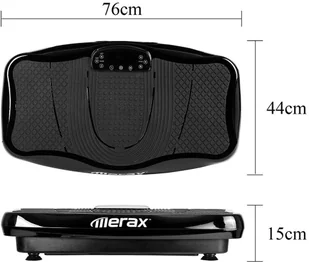 Merax Odchudzająca platforma wibracyjna, urządzenie do masażu Merax 2D - czarny 365188DEDF - Platformy wibracyjne - miniaturka - grafika 5