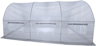 HOME &amp; GARDEN Folia na stelaż tunelu ogrodowego 250 x 500 cm biała 884485 - Szklarnie ogrodowe - miniaturka - grafika 3