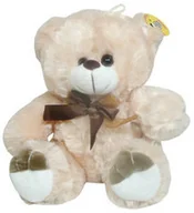 Maskotki i pluszaki - Deef Pluszak Miś 23cm De Siedzacy z Kokarda 3445 - miniaturka - grafika 1