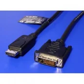 Kable - No name Kabel DisplayPort M DVI 24+1 M 2m czarny KM020DDF01 - miniaturka - grafika 1