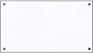 vidaXL Panel ochronny do kuchni, przezroczysty, 70x40 cm, szkło - Akcesoria i części AGD - miniaturka - grafika 2