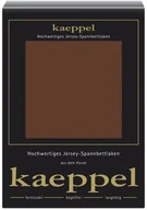 Prześcieradła - Kaeppel , zestaw bielizny pościelowej Single Jersey Mako-satyna, brązowy, 140 cmx200 cm L-016753-36L2-U5KN - miniaturka - grafika 1