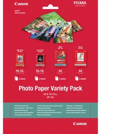 Canon Papier fotograficzny VP-101 PHOTO A4 & 10x15 VP-101 PHOTO A4 & 10x15 - Papier do drukarek - miniaturka - grafika 4