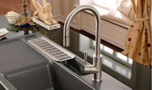 VILLEROY&BOCH Bateria Umbrella Flex 9254 00 05 Antracyt - Baterie kuchenne - miniaturka - grafika 5