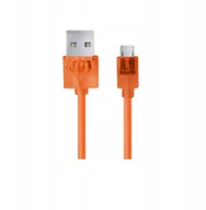 Kable komputerowe i do monitorów - Kabel Usb Micro A-b 1M Pomarańczowy Transpa EB184O - miniaturka - grafika 1