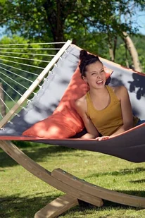 Amazonas Hamak z drążkiem American Dream, szary - Hamaki - miniaturka - grafika 19