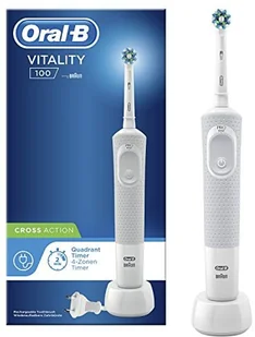 Oral-B Vitality 100 CrossAction Biały - Szczoteczki elektryczne - miniaturka - grafika 5