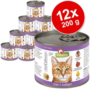 GranataPet Pakiet DeliCatessen 12 x 200 g Łosoś z owocami morza | - Mokra karma dla kotów GranataPet Pakiet DeliCatessen 12 x 200 g Łosoś z owocami morza | - Mokra karma dla kotów - miniaturka - grafika 2