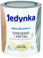 Farby zewnętrzne - Jedynka D&p- farba, satynowa, kremowa, 0.7l - miniaturka - grafika 1