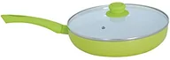 Patelnie - MSV 110392 patelnia do sauté do wszystkich rodzajów kuchenek, aluminium/ceramika/silikon, zielony, 44 x 24 x 8 cm, średnica 24 cm 110392 - miniaturka - grafika 1